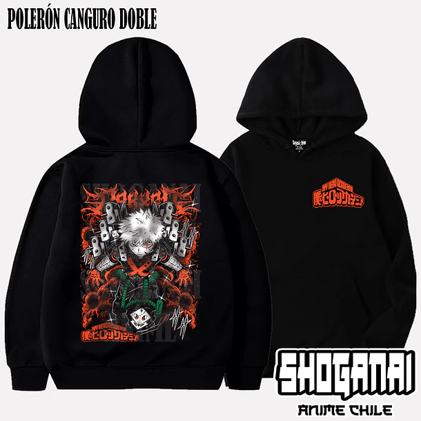 BNH25 Dynamight / Katsuki Bakugo - BOKU NO HERO - ADULTO (Polera o Polerón) 5