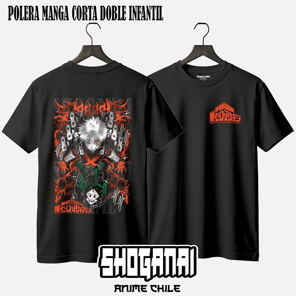 BNH25 Dynamight / Katsuki Bakugo - BOKU NO HERO - INFANTIL (Polera o Polerón) 2