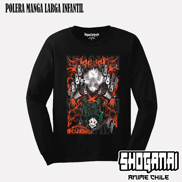 BNH25 Dynamight / Katsuki Bakugo - BOKU NO HERO - INFANTIL (Polera o Polerón) 3