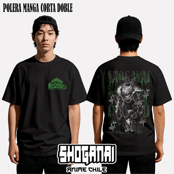 BNH27 Dark Deku / Izuku Midoriya - BOKU NO HERO - ADULTO (Polera o Polerón) 2
