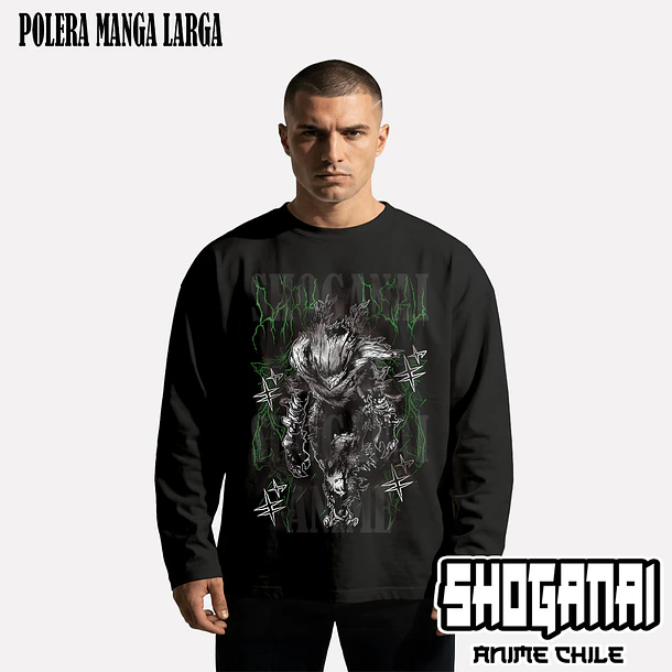 BNH27 Dark Deku / Izuku Midoriya - BOKU NO HERO - ADULTO (Polera o Polerón) 3