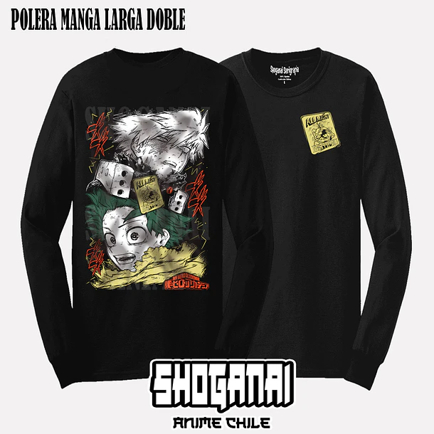 BNH28 Deku y Bakugo - BOKU NO HERO - ADULTO (Polera o Polerón) 4