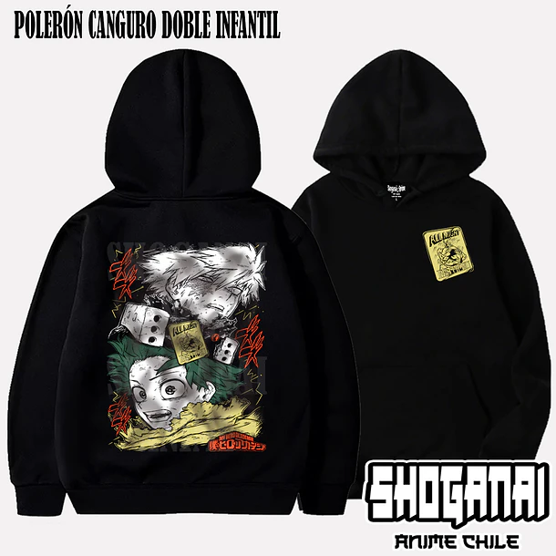 BNH28 Deku y Bakugo - BOKU NO HERO - INFANTIL (Polera o Polerón) 5