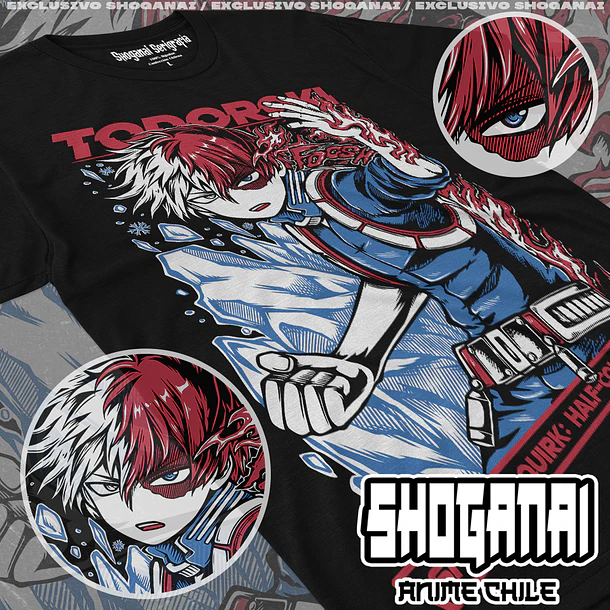 BNH29 Shoto / Shoto Todoroki - BOKU NO HERO - ADULTO (Polera o Polerón) 1