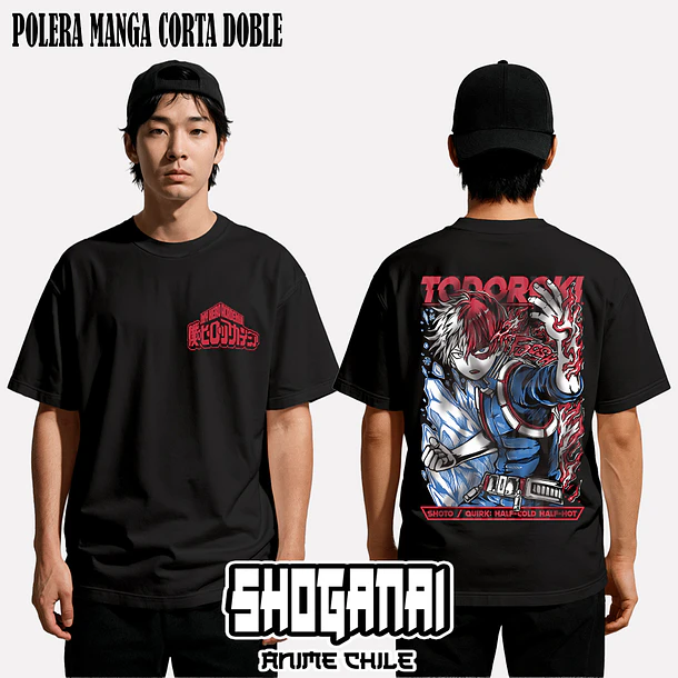 BNH29 Shoto / Shoto Todoroki - BOKU NO HERO - ADULTO (Polera o Polerón) 3