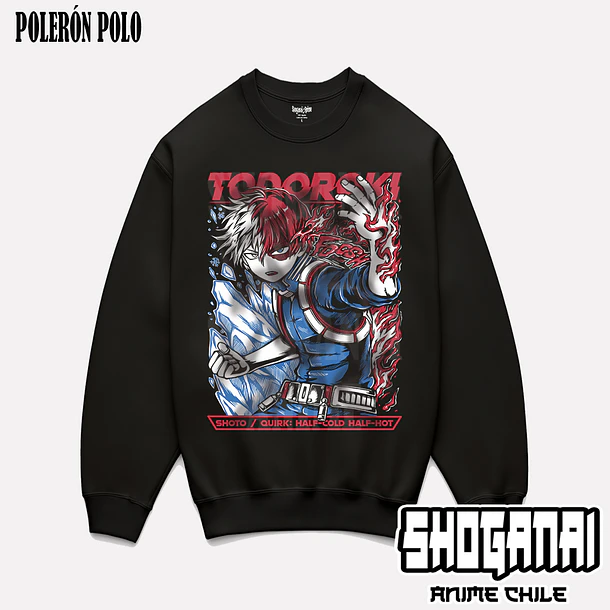 BNH29 Shoto / Shoto Todoroki - BOKU NO HERO - ADULTO (Polera o Polerón) 7