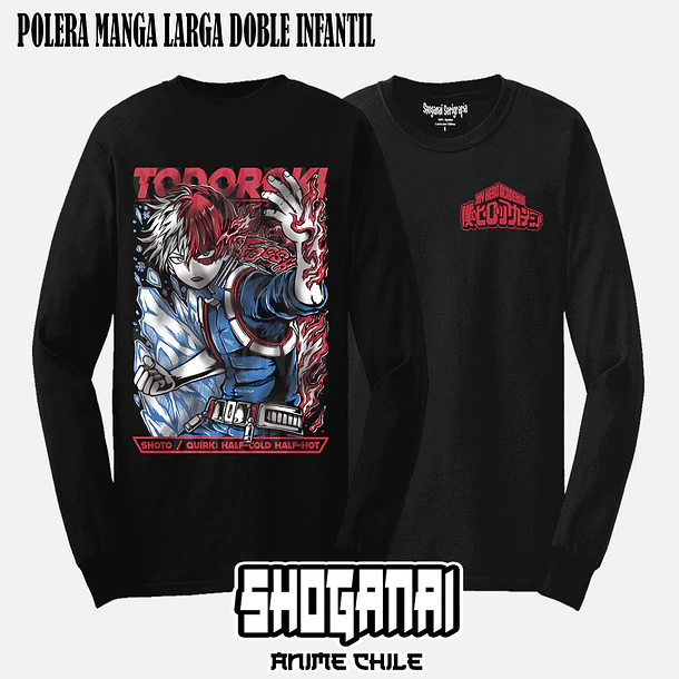 BNH29 Shoto / Shoto Todoroki - BOKU NO HERO - INFANTIL (Polera o Polerón) 5