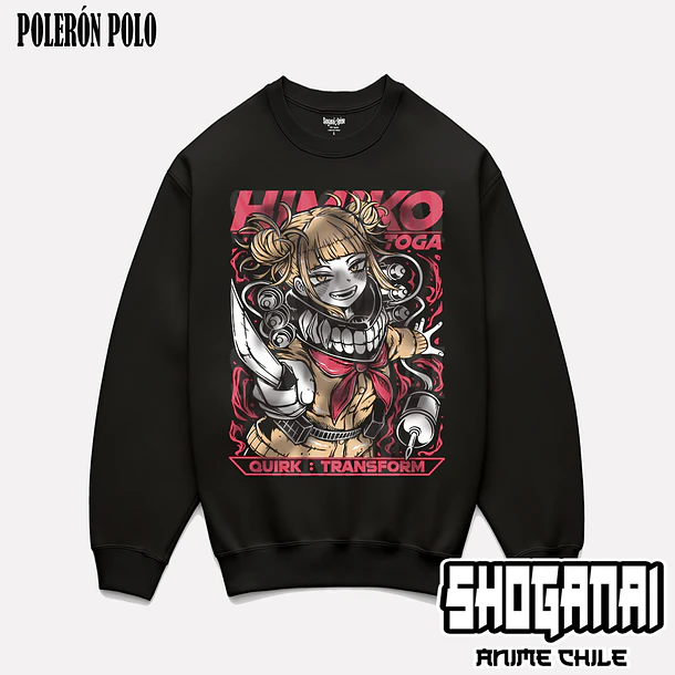 BNH31 Himiko Toga - BOKU NO HERO - ADULTO (Polera o Polerón) 7