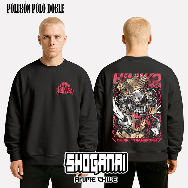 BNH31 Himiko Toga - BOKU NO HERO - ADULTO (Polera o Polerón) 8