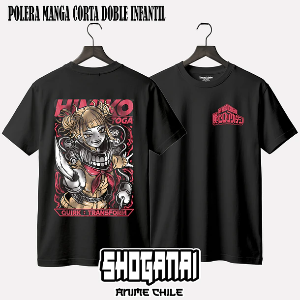 BNH31 Himiko Toga - BOKU NO HERO - INFANTIL (Polera o Polerón) 3