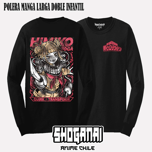 BNH31 Himiko Toga - BOKU NO HERO - INFANTIL (Polera o Polerón) 5