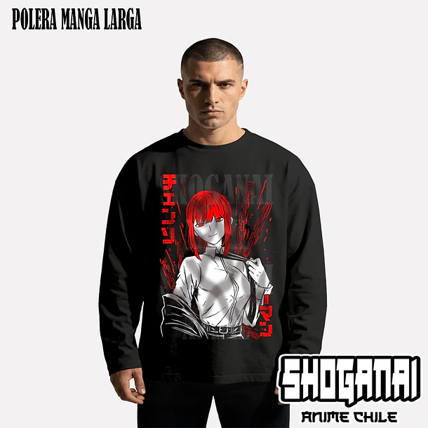 CHSM01 Makima - CHAINSAWMAN - ADULTO (Polera o Polerón) 3
