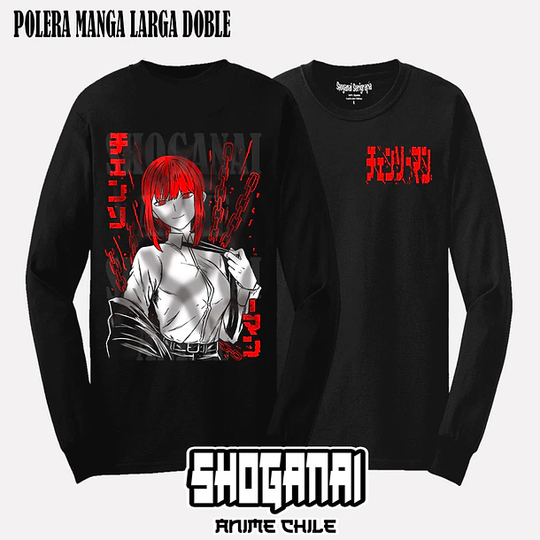 CHSM01 Makima - CHAINSAWMAN - ADULTO (Polera o Polerón) 4