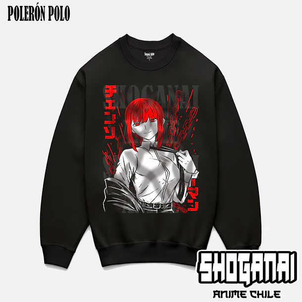 CHSM01 Makima - CHAINSAWMAN - ADULTO (Polera o Polerón) 6