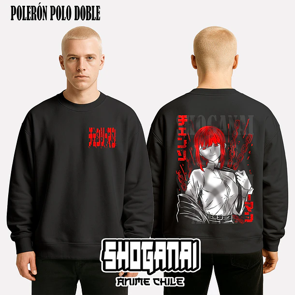 CHSM01 Makima - CHAINSAWMAN - ADULTO (Polera o Polerón) 7