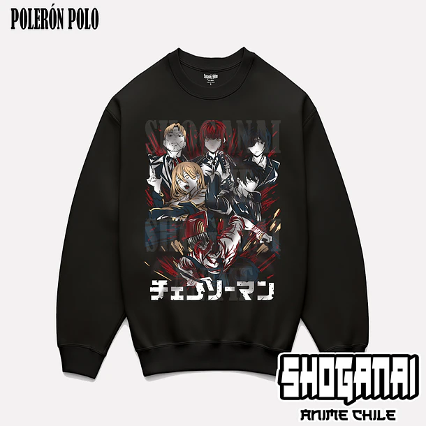 CHSM03 Devil Hunters - CHAINSAWMAN - ADULTO (Polera o Polerón) 7