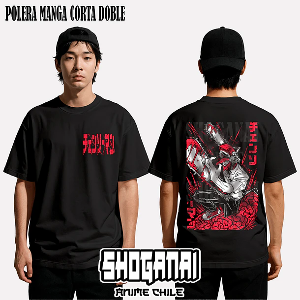 CHSM06 Denji - CHAINSAWMAN - ADULTO (Polera o Polerón) 2