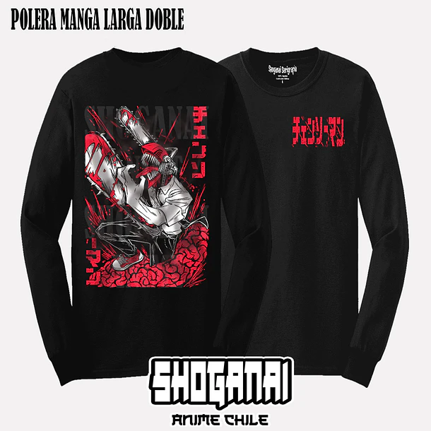 CHSM06 Denji - CHAINSAWMAN - ADULTO (Polera o Polerón) 4