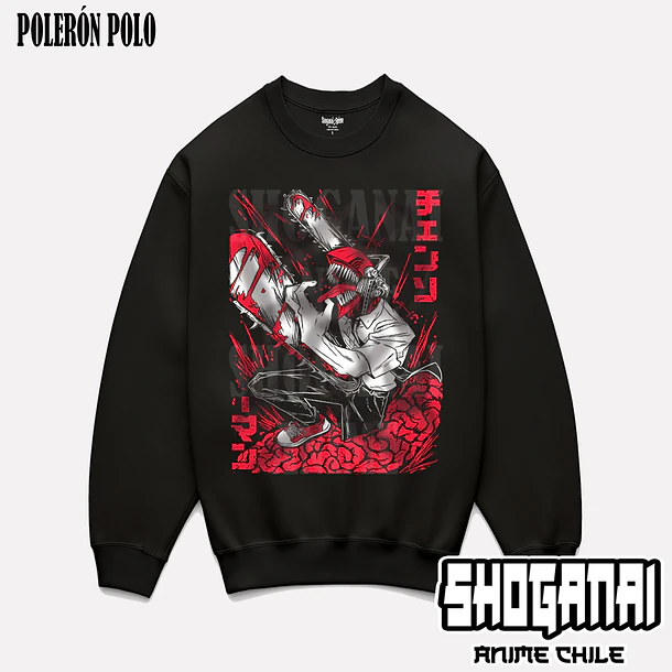 CHSM06 Denji - CHAINSAWMAN - ADULTO (Polera o Polerón) 6