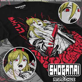 CHSM07 Power - CHAINSAWMAN - ADULTO (Polera o Polerón)