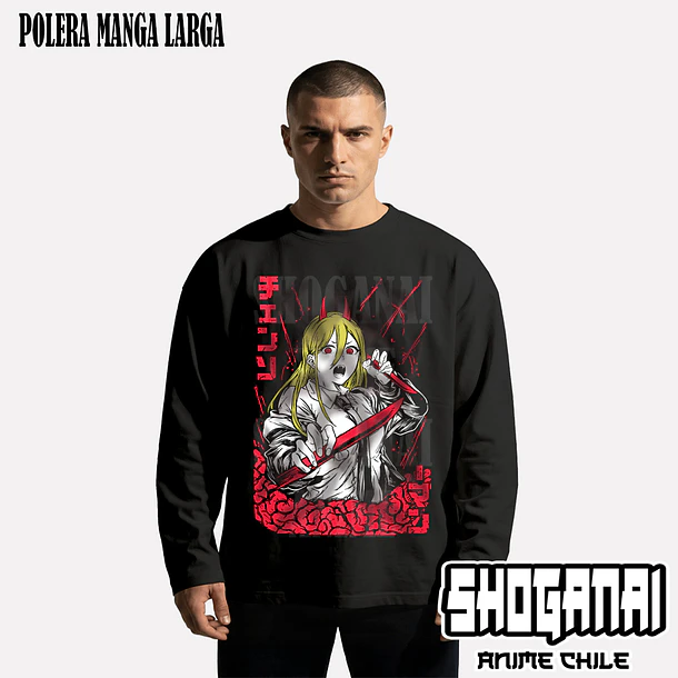 CHSM07 Power - CHAINSAWMAN - ADULTO (Polera o Polerón) 3