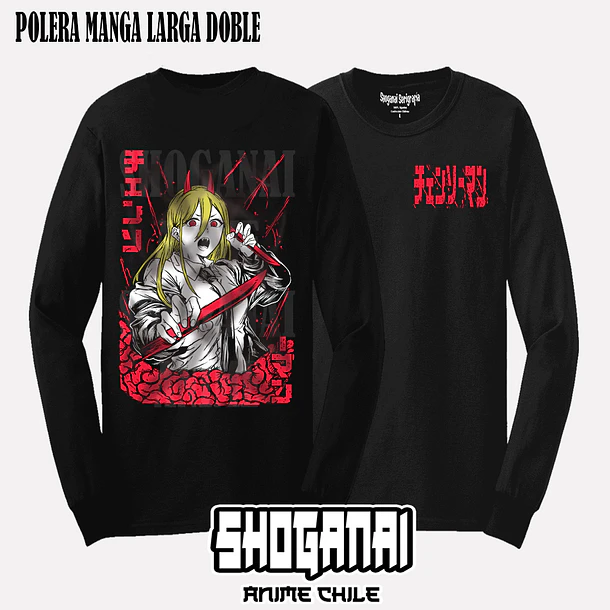 CHSM07 Power - CHAINSAWMAN - ADULTO (Polera o Polerón) 4