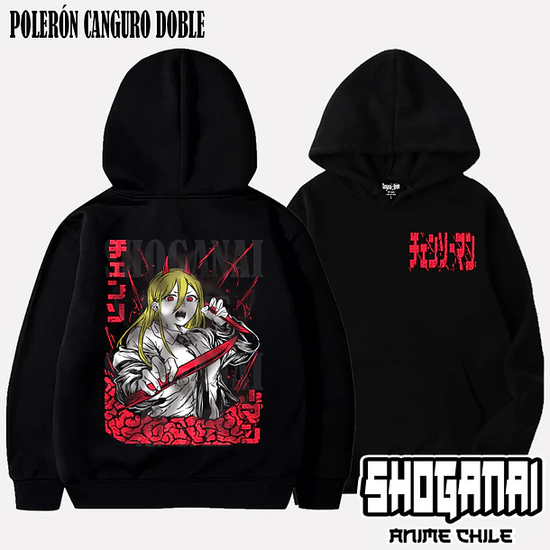 CHSM07 Power - CHAINSAWMAN - ADULTO (Polera o Polerón) 5