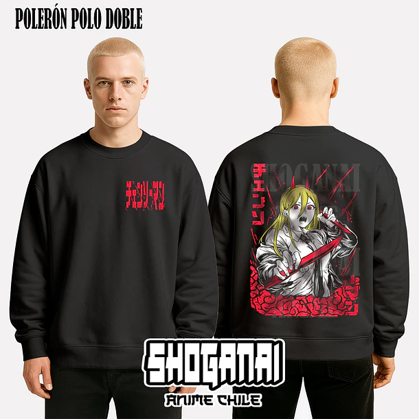 CHSM07 Power - CHAINSAWMAN - ADULTO (Polera o Polerón) 7