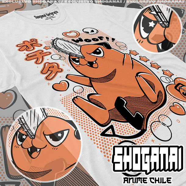 CHSM08 Pochita - CHAINSAWMAN - ADULTO (Polera o Polerón) 2