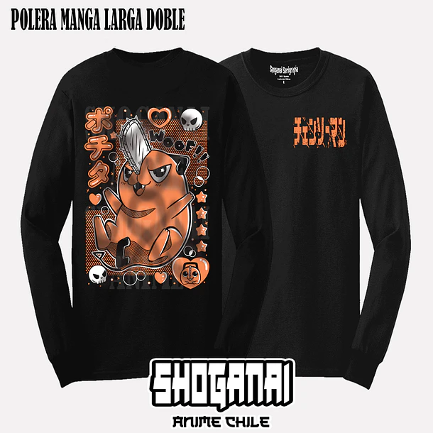 CHSM08 Pochita - CHAINSAWMAN - ADULTO (Polera o Polerón) 5