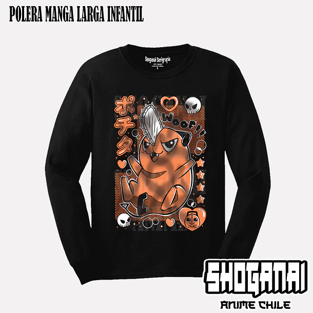 CHSM08 Pochita - CHAINSAWMAN - INFANTIL (Polera o Polerón) 4