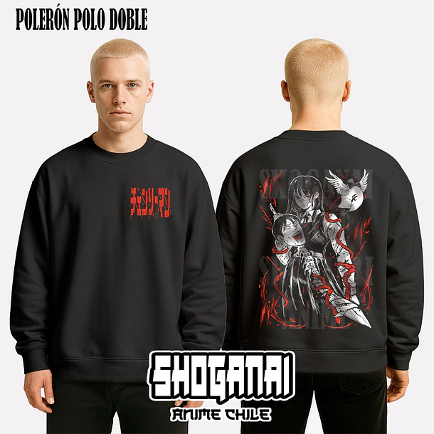 CHSM09 Asa Mitaka - CHAINSAWMAN - ADULTO (Polera o Polerón) 7