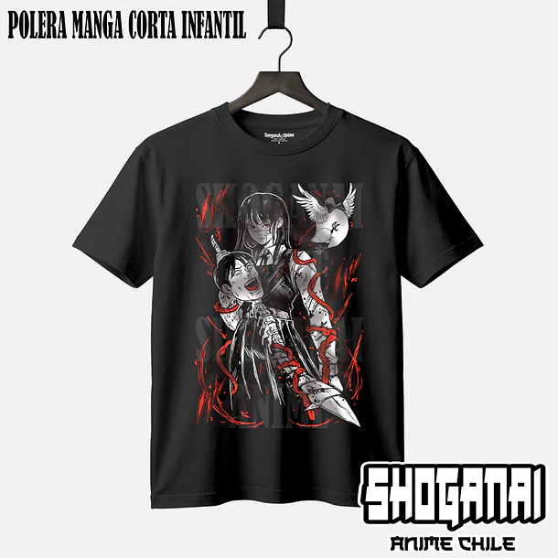CHSM09 Asa Mitaka - CHAINSAWMAN - INFANTIL (Polera o Polerón) 1