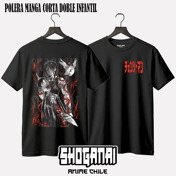 CHSM09 Asa Mitaka - CHAINSAWMAN - INFANTIL (Polera o Polerón) 2