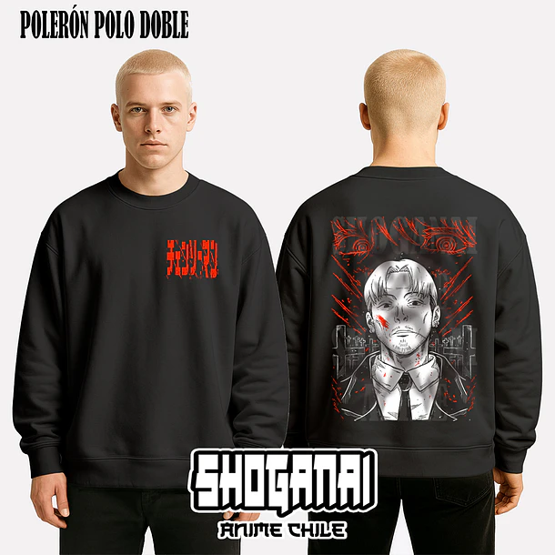 CHSM10 Kishibe - CHAINSAWMAN - ADULTO (Polera o Polerón) 7