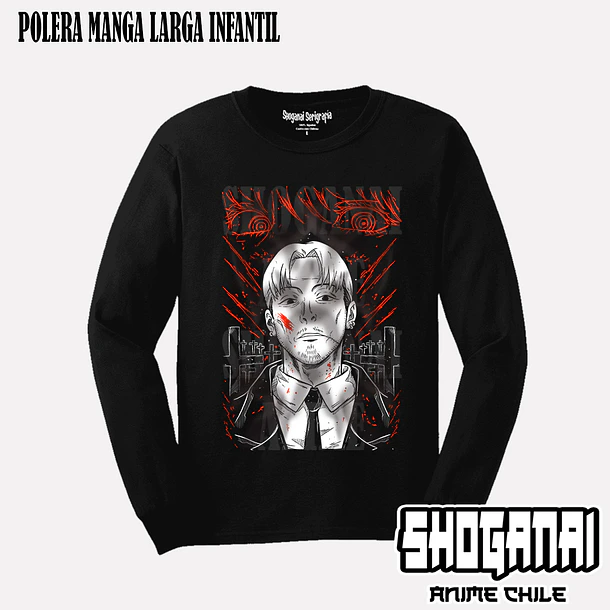 CHSM10 Kishibe - CHAINSAWMAN - INFANTIL (Polera o Polerón) 3