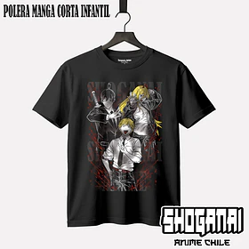 CHSM11 Denji, Power y Aki - CHAINSAWMAN - INFANTIL (Polera o Polerón)