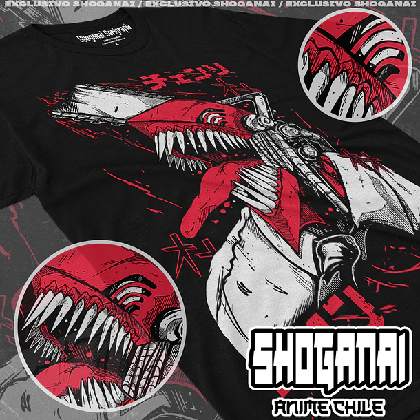 CHSM12 Denji - CHAINSAWMAN - ADULTO (Polera o Polerón) 1
