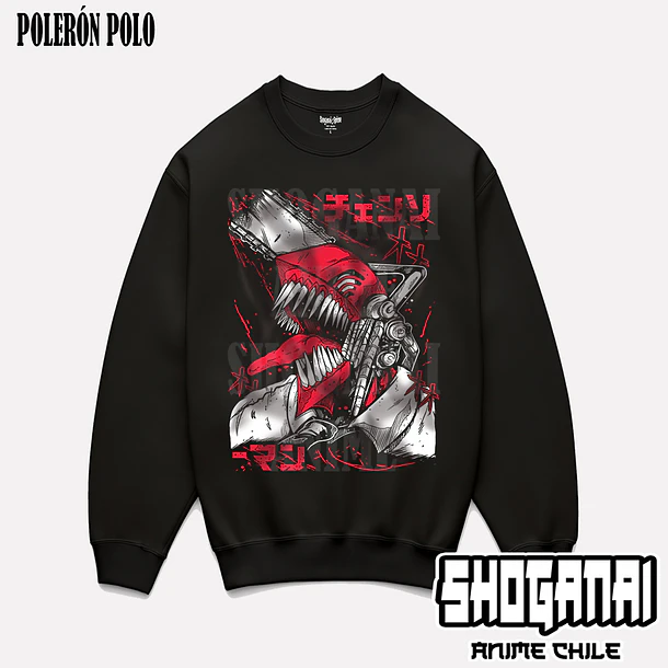 CHSM12 Denji - CHAINSAWMAN - ADULTO (Polera o Polerón) 6