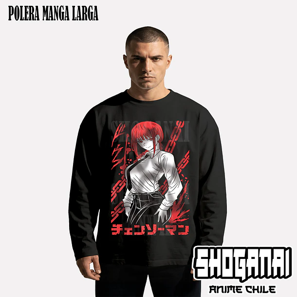CHSM13 Makima - CHAINSAWMAN - ADULTO (Polera o Polerón) 3