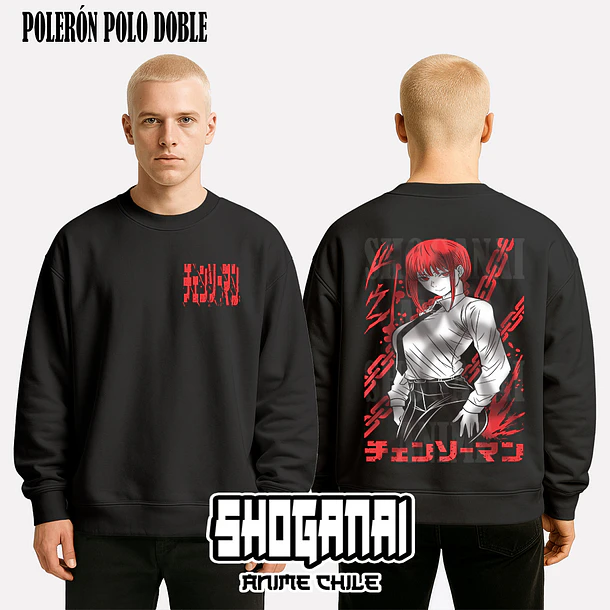 CHSM13 Makima - CHAINSAWMAN - ADULTO (Polera o Polerón) 7