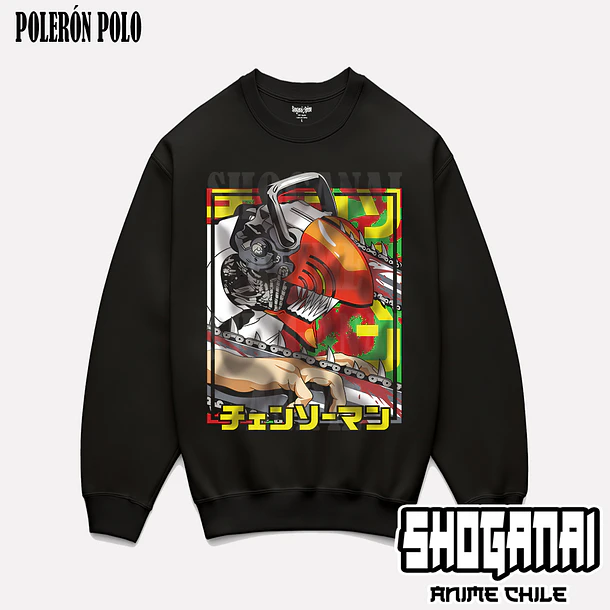 CHSM15 Denji - CHAINSAWMAN - ADULTO (Polera o Polerón) 6