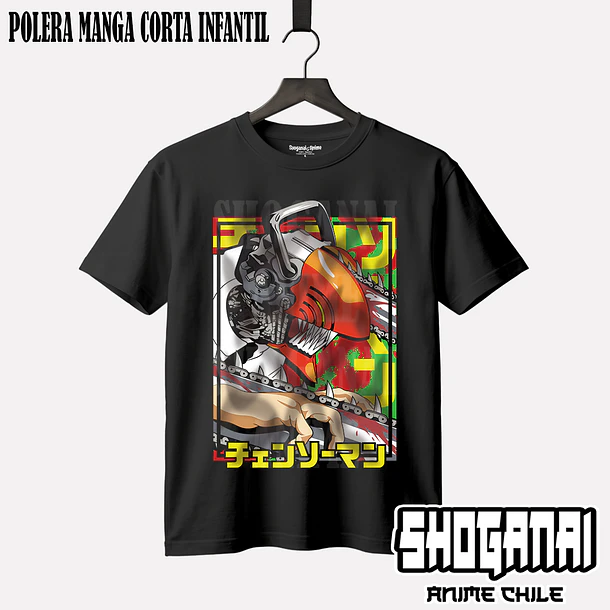 CHSM15 Denji - CHAINSAWMAN - INFANTIL (Polera o Polerón) 1