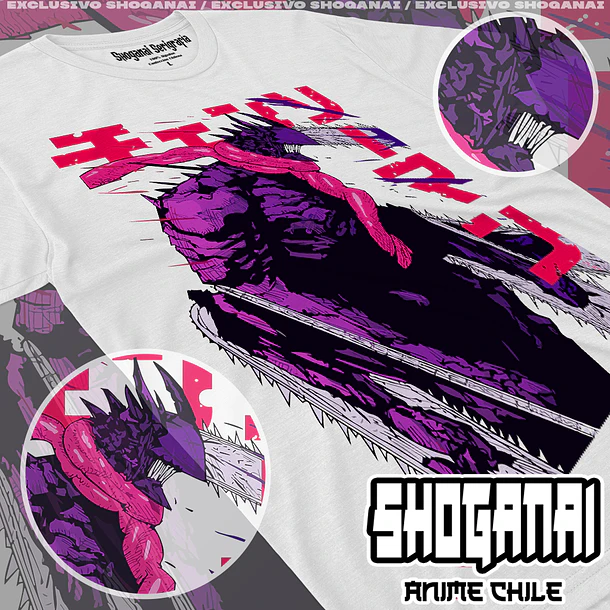 CHSM16 Chainsawman - CHAINSAWMAN - ADULTO (Polera o Polerón) 2