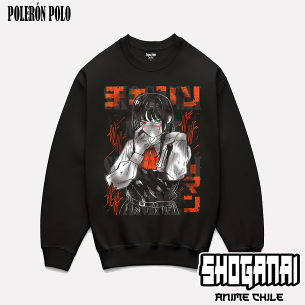 CHSM18 Asa Mitaka - CHAINSAWMAN - ADULTO (Polera o Polerón) 6