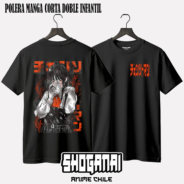 CHSM18 Asa Mitaka - CHAINSAWMAN - INFANTIL (Polera o Polerón) 2