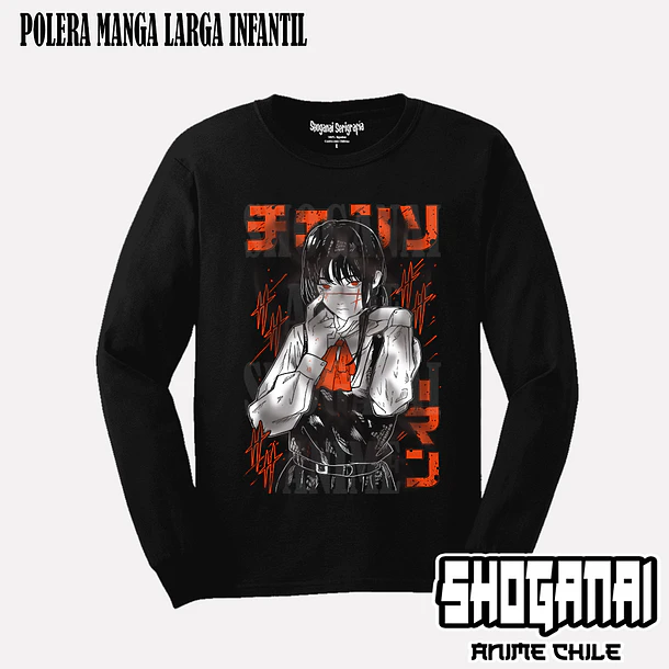 CHSM18 Asa Mitaka - CHAINSAWMAN - INFANTIL (Polera o Polerón) 3