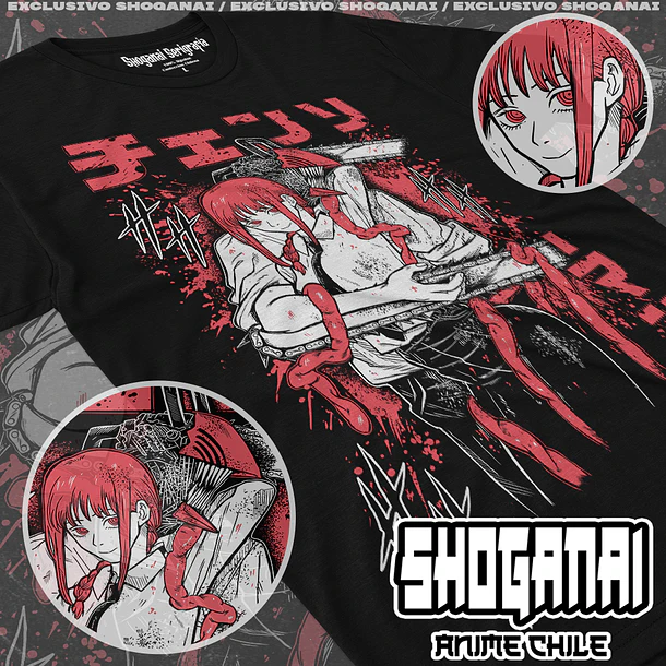 CHSM21 Makima y Denji - CHAINSAWMAN - ADULTO (Polera o Polerón) 1