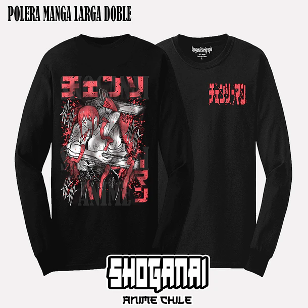 CHSM21 Makima y Denji - CHAINSAWMAN - ADULTO (Polera o Polerón) 5