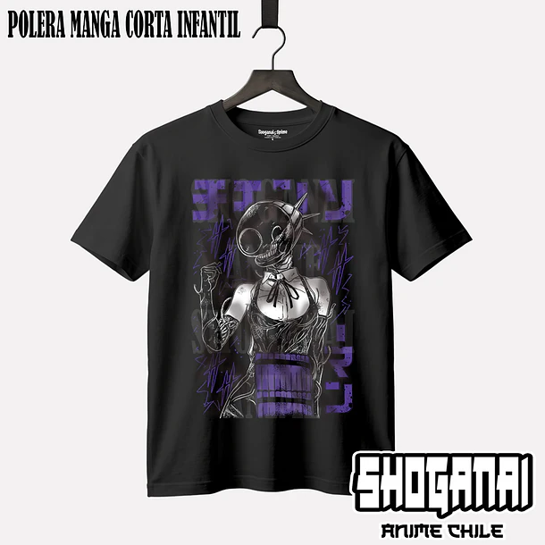 CHSM22 Reze / Demonio Bomba - CHAINSAWMAN - INFANTIL (Polera o Polerón) 1